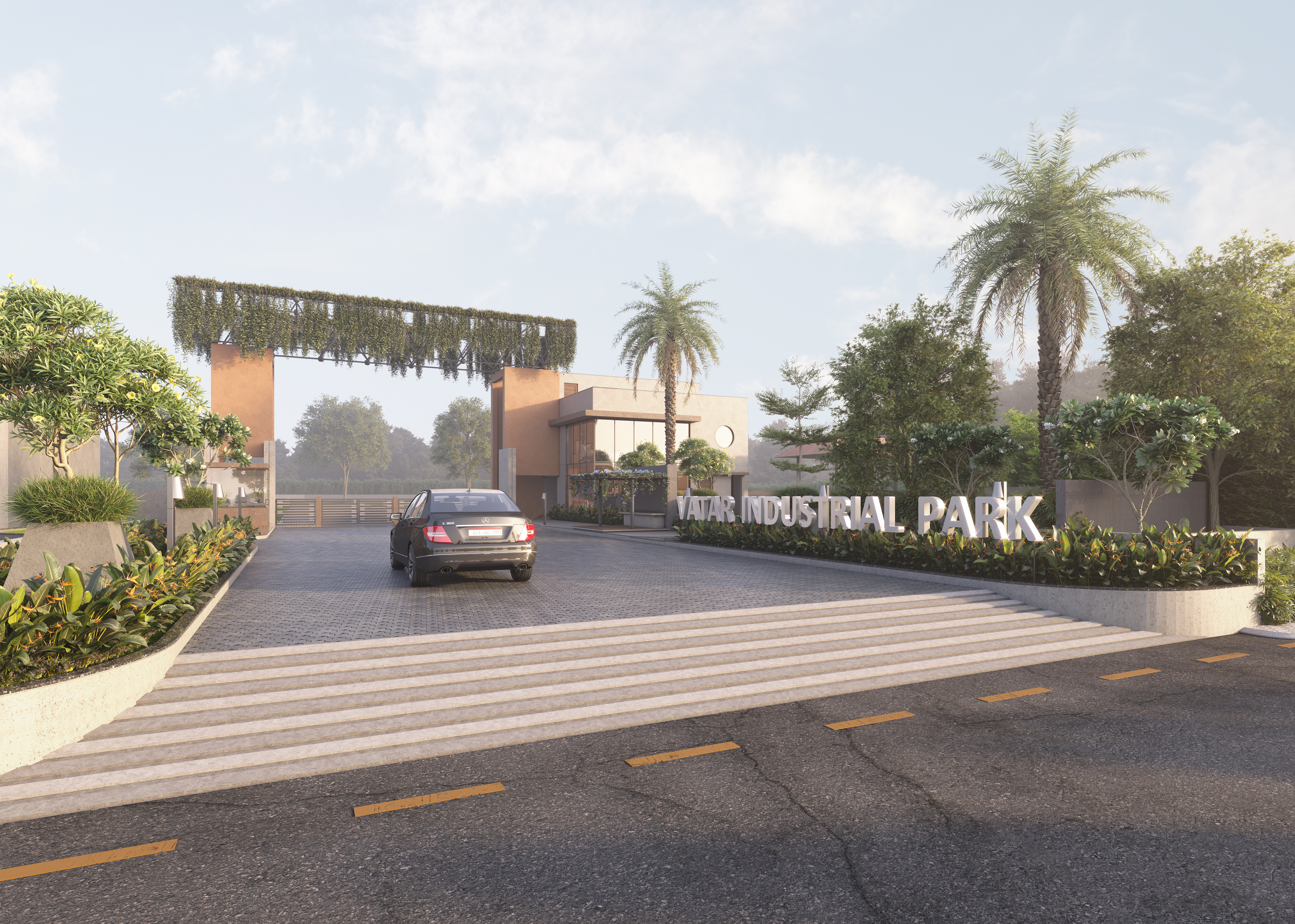 Industrial and commercial development at Vatar Industrial Park in Vatar Vapi Gujarat