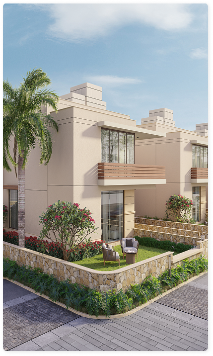 Luxury residential villa project at Ville Flora near Vaibhav Water Park Kunta Vapi Gujarat